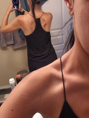 Naked Zebra Black Racerback Tank Top